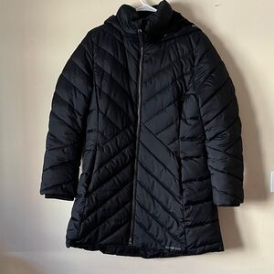 Lands End Black Parka